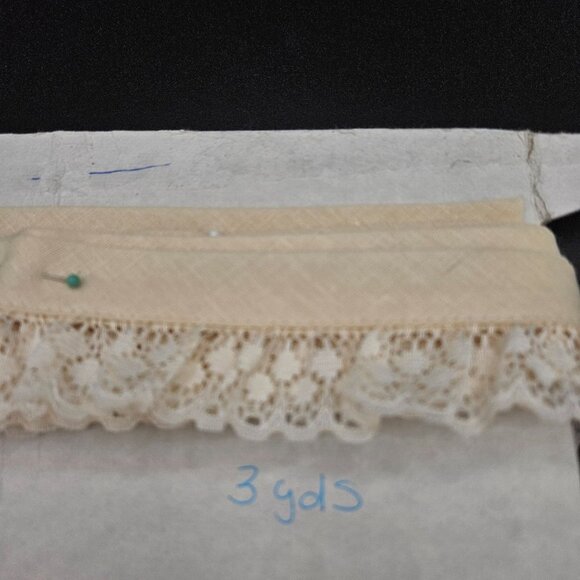 Set of 4 Assorted Vintage Lace & Cotton Trim Set For Sewing & Crafters 17yds - Picture 10 of 11